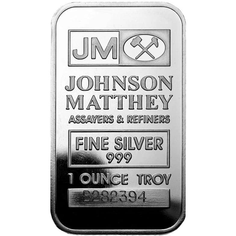 Silver Bar - Johnson Matthey 1oz